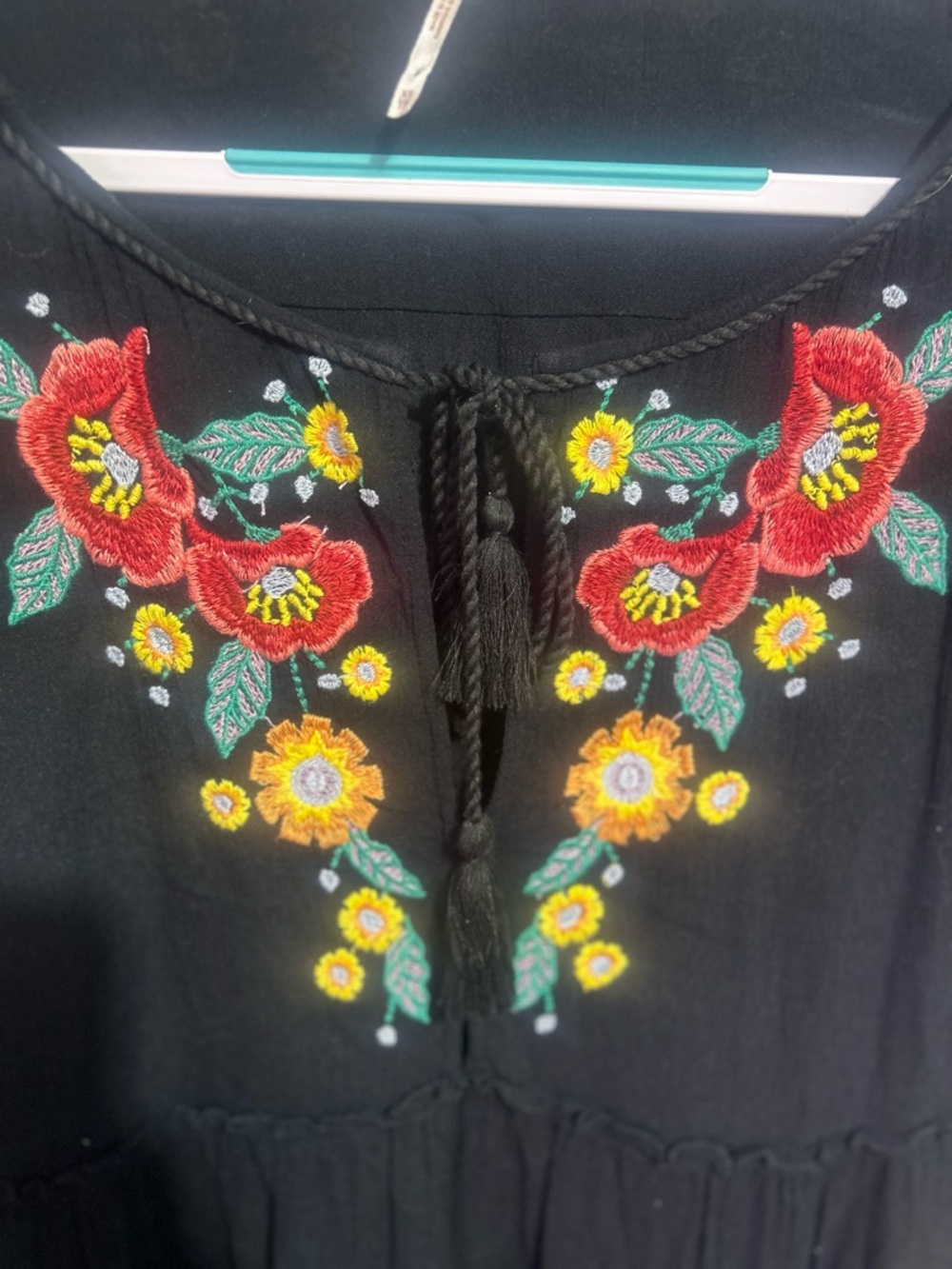 Free People Spell on You Embroidered Mini dress xs - Picture 6 of 10